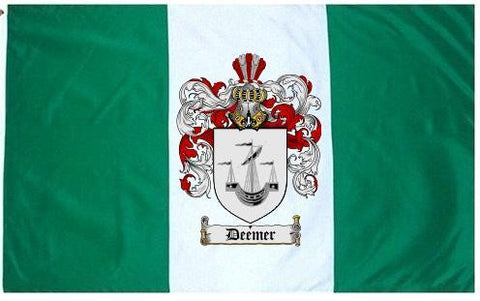 Deemer family crest coat of arms flag