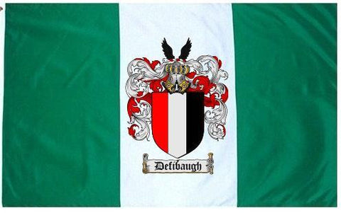 Defibaugh family crest coat of arms flag