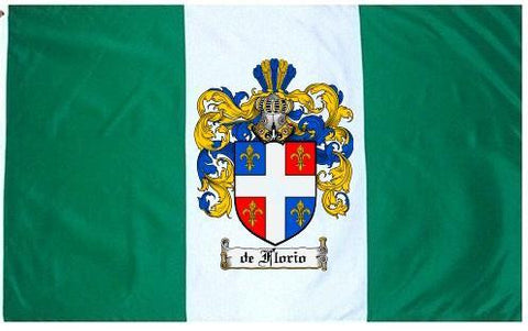 Deflorio family crest coat of arms flag