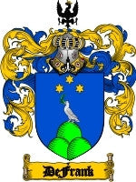 Defrank coat of arms family crest download