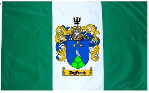Defrank family crest coat of arms flag