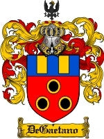 Degaetano coat of arms family crest download