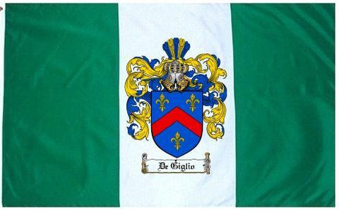 Degiglio family crest coat of arms flag