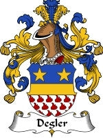 Degler coat of arms family crest download