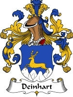 Deinhart coat of arms family crest download