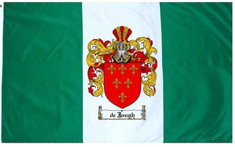 Dejongh family crest coat of arms flag