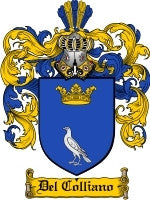 Del'Colliano coat of arms family crest download