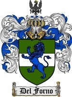 Del'Forno coat of arms family crest download