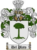 Del'Plato coat of arms family crest download