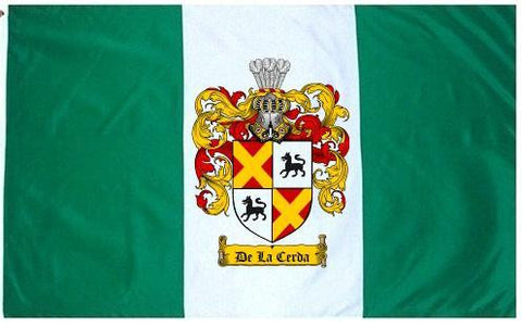 Delacerda family crest coat of arms flag