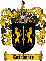 Delahunty coat of arms family crest download