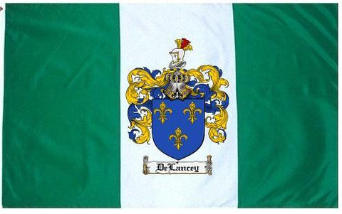 Delancey family crest coat of arms flag