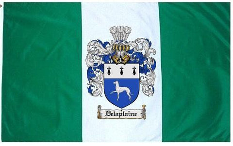 Delaplaine family crest coat of arms flag