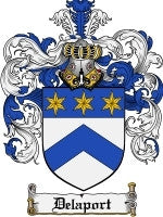 Delaport coat of arms family crest download