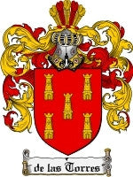 Delastorres coat of arms family crest download