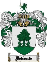 Delconte coat of arms family crest download