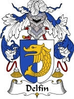 Delfin coat of arms family crest download