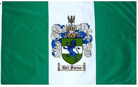 Delforno family crest coat of arms flag