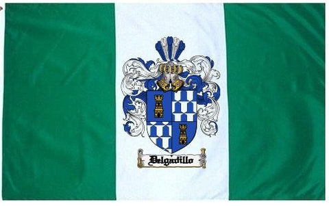 Delgadillo family crest coat of arms flag