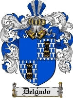 Delgado coat of arms family crest download