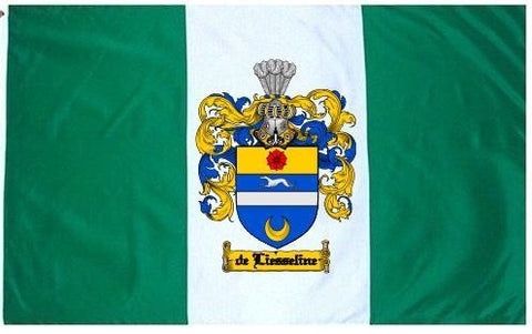Deliesseline family crest coat of arms flag