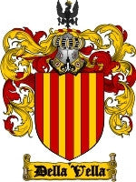 Della'Vella coat of arms family crest download