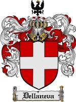Dellaneva coat of arms family crest download