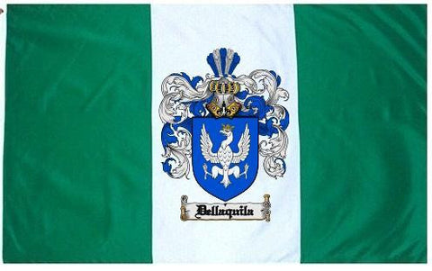 Dellaquila family crest coat of arms flag