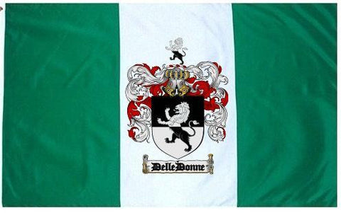 Delledonne family crest coat of arms flag