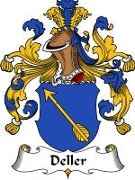 Deller coat of arms family crest download