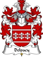Delpacy coat of arms family crest download