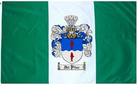 Delpilar family crest coat of arms flag