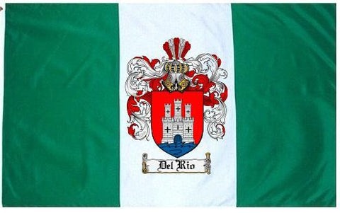 Delrio family crest coat of arms flag