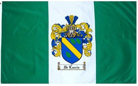 Deluccia family crest coat of arms flag