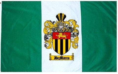 Demarco family crest coat of arms flag