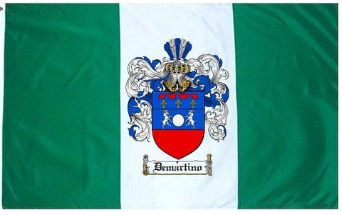 Demartino family crest coat of arms flag