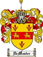 Demaster coat of arms family crest download