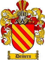 Demers coat of arms family crest download