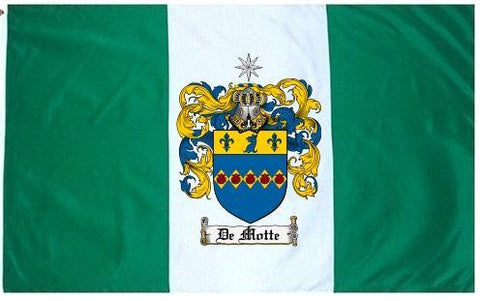 Demotte family crest coat of arms flag