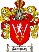 Dempsay coat of arms family crest download