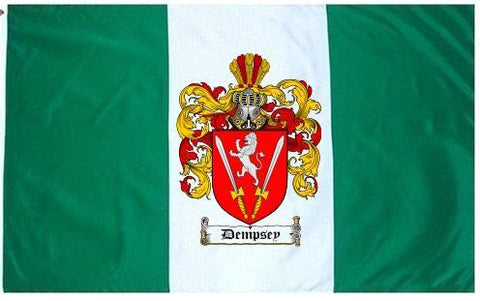 Dempsey family crest coat of arms flag