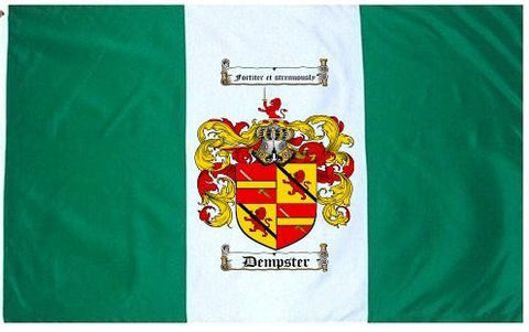 Dempster family crest coat of arms flag