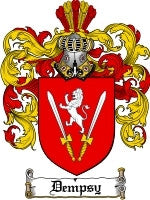 Dempsy coat of arms family crest download