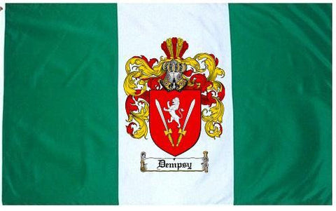 Dempsy family crest coat of arms flag