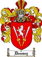 Demsey coat of arms family crest download