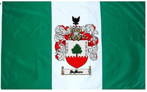Demuro family crest coat of arms flag