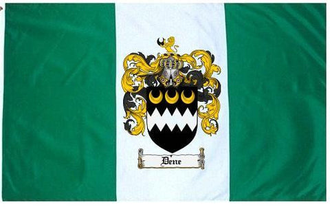 Dene family crest coat of arms flag