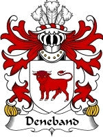 Deneband coat of arms family crest download