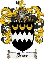 Denes coat of arms family crest download