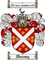 Denesy coat of arms family crest download